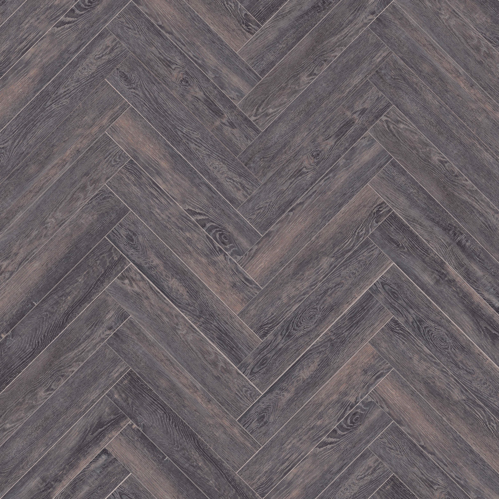 Кварцвиниловый SPC ламинат Cronafloor Herringbone Дуб Бордо H006 венгерская елка 640×128×4,5
